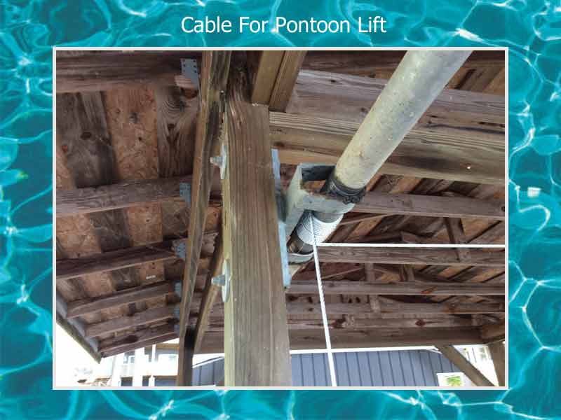 Lake Gaston Pontoon Boat Lifts - Cable for Pontoon Lift